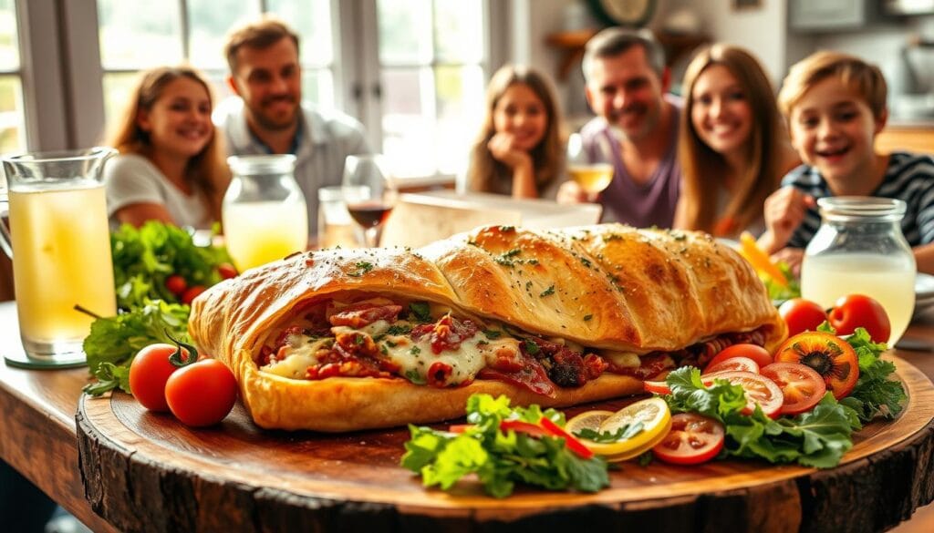 Family-friendly Stromboli Dinner Family-friendly Stromboli Dinner