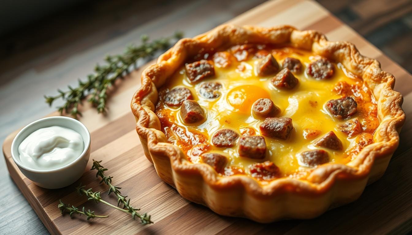 breakfast quiche sausage