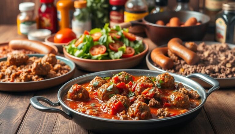 ground beef and sausage recipes