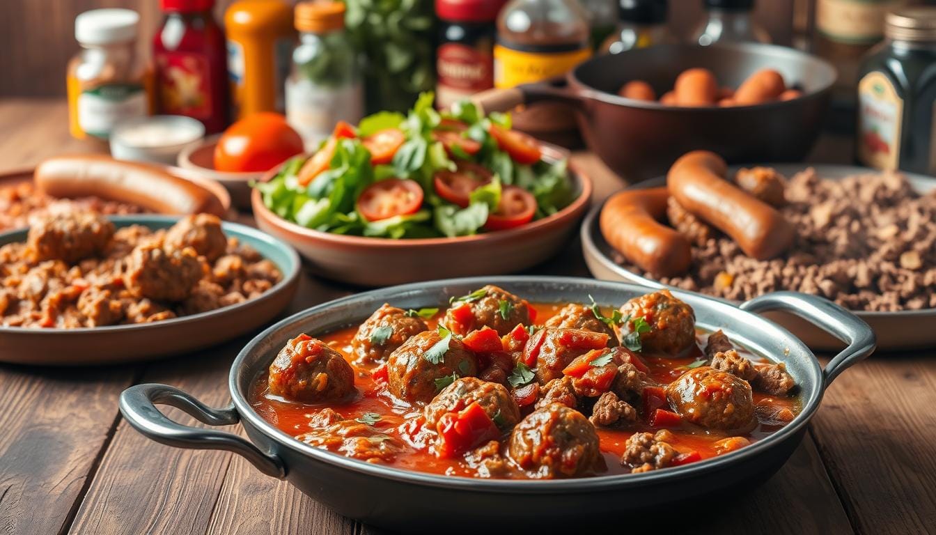 ground beef and sausage recipes