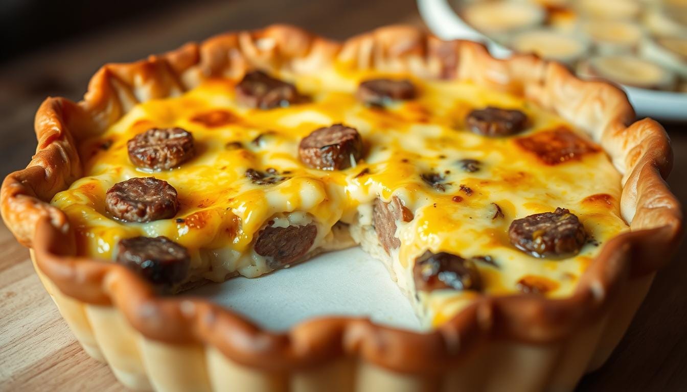 sausage cheese quiche