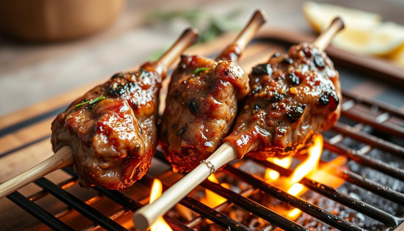 grilled lamb lollipops