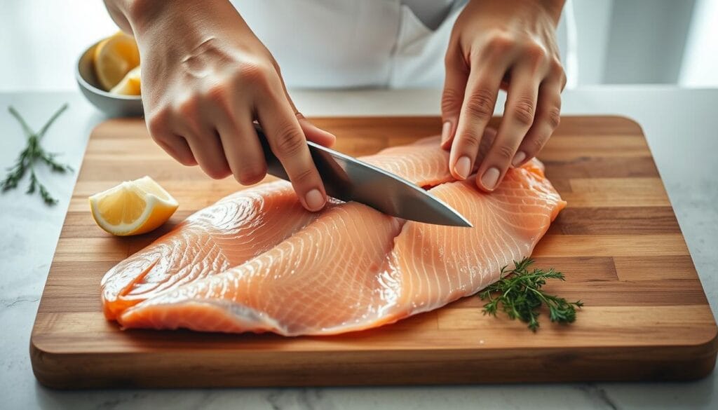 salmon preparation salmon preparation